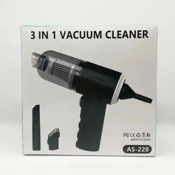 3 In 1 Portable Vacuum Cleaner Duster Blower  Wireless Air Pump Store
