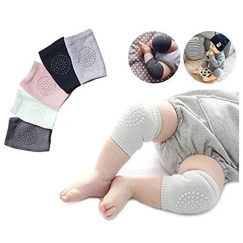 Baby Crawling Anti-slip Knee Pad (Random Colours)