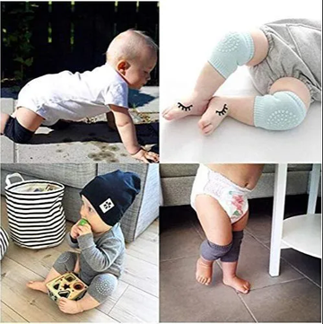 Baby Crawling Anti-slip Knee Pad (Random Colours)