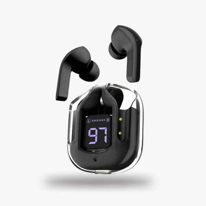 Air-31 Airpods Wireless with Crystal Transparent Case Bluetooth 5.3 Choice For You