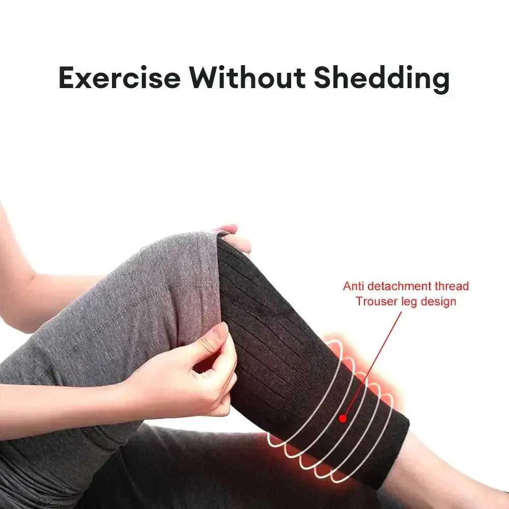 1 Pair Warm Woolen Knee Pads QH BRAND