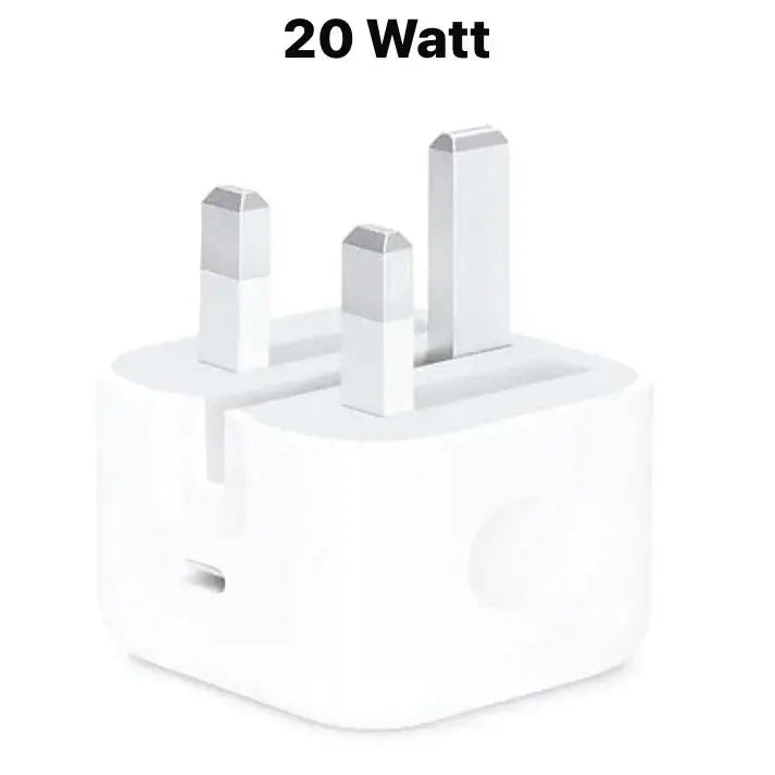Apple 20\35W Fast USB-C Power Adapter 3 Pin + Free Premium Charging Cable Choice For You